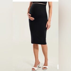 Topshop maternity black knit skirt NWT US size 4